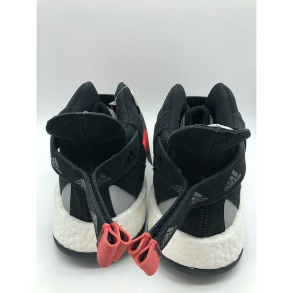 adidas Posterize Men's Basketball Core Black Shock Red Silver EG6879 Size 11 - Picture 8 of 12